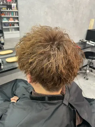 ショート パーマ COEUR🌟 山崎 朋也のヘアスタイル