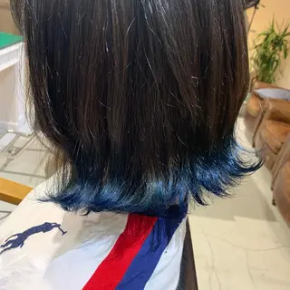 ミディアム カラー "小顔カット" Fuko.のヘアスタイル