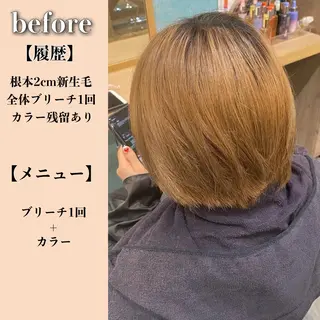 ショート カラー La fith liebe 京都駅前店所属・🌈ブリーチ特化🌈 MINATOのヘアスタイル