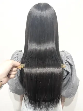 カラー ロング パーマ プチプラ&ハイクオ リティ✰Lilly✰のヘアスタイル