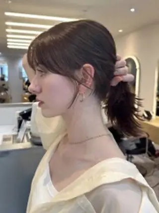 セミロング Asumi 髪質改善のヘアスタイル