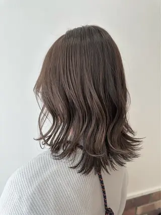 ミディアム カラー 増渕 駿介のヘアスタイル