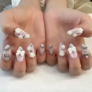 ネイル 💎🐰 saki. m 🐰💎のネイルデザイン