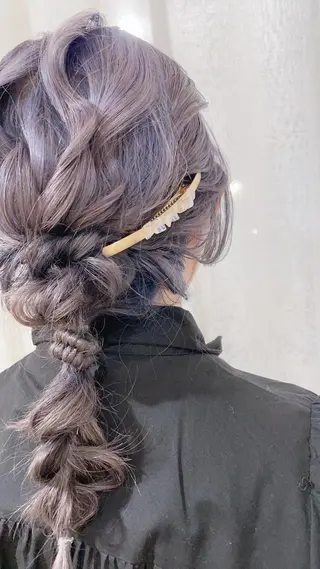 ヘアアレンジ 原 麻耶のヘアスタイル