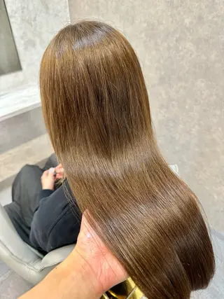 ロング カラー 菊地　智 【LAZO】千歳船橋のヘアスタイル