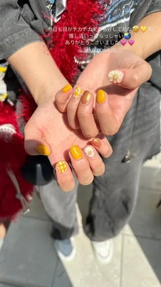 ショート yuka ♡のネイルデザイン