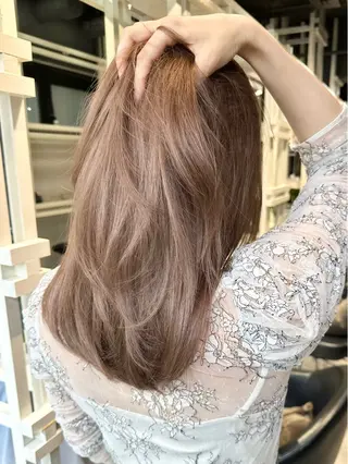 ミディアム ✨似合わせカット/ 艶カラー恵比寿✨のヘアスタイル
