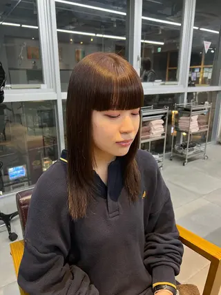 セミロング Kako🫧⭐️ アシスタント/モデルのヘアスタイル