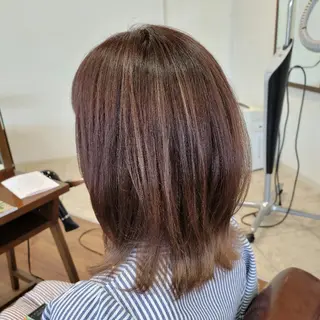 ミディアム 中川 秀明のヘアスタイル