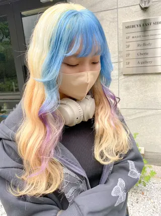 ロング カラー Chérie所属・Chérie 渋谷/カラーサロンのヘアスタイル