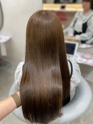 ロング カラー 新宿/韓国ヘア 中明度カラー/かやのヘアスタイル
