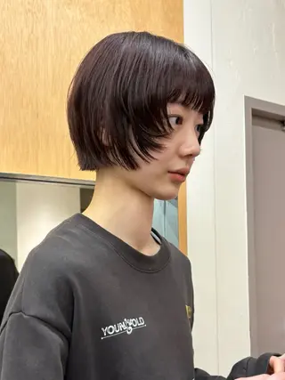 ショート 武田美空🐇 ヘアアレンジ/カラーのヘアスタイル