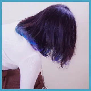 ミディアム カラー 小沢 佑次のヘアスタイル