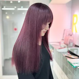 ロング カラー 上品うるツヤ韓国ヘア 🤍Hanaのヘアスタイル