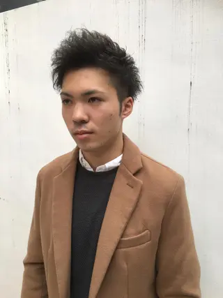 カラー メンズ シェアサロン ルレイルのヘアスタイル