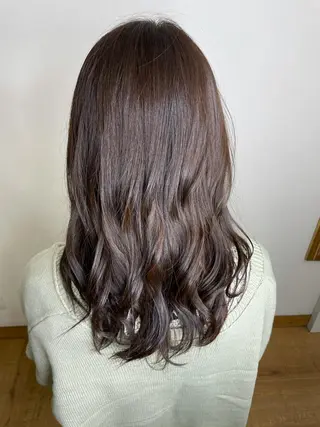 ミディアム 川畑 大地/波巻きパーマのヘアスタイル