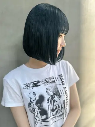 ミディアム 【店長】Lond山本 大輔のヘアスタイル