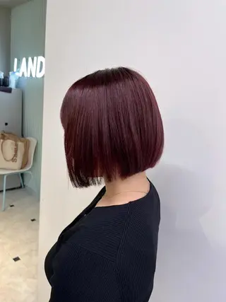 カラー 🍒renka🍒 ボブ/ショート/暖色のヘアスタイル