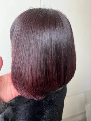 ミディアム カラー 暖色カラー❤️横浜 エクステらん🦖のヘアスタイル