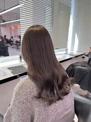 ロング カラー 透ける透明感カラー 🩶shiho🩶のヘアスタイル