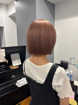 ショート カラー りんと 無料カットモデル募集のヘアスタイル
