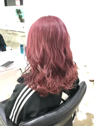 ロング カラー ヘアアレンジ GRAND OMOTESANDOのヘアスタイル