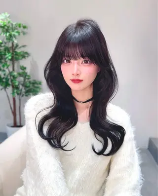セミロング カラー 韓国ヘア/レイヤー/ 顔まわり/りょーとのヘアスタイル