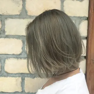 ミディアム カラー emme エミィ/立川のヘアスタイル