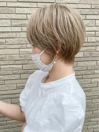 ショート りきまる けんとのヘアスタイル