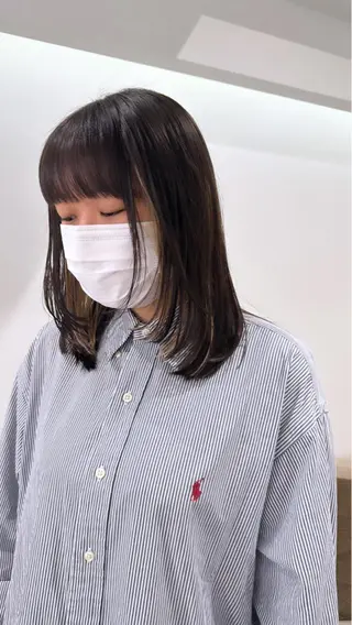 ミディアム 縮毛矯正/ネイル 🌻ひまわり🌻のヘアスタイル