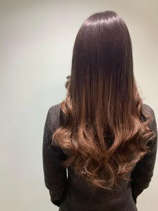 ミディアム カラー ヘアアレンジ 髪質改善&Spa fee by carrefour 大橋店[フィー・バイ・カルフール大橋]所属・stylist Yukieのヘアスタイル
