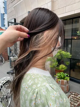 カラー 🥞夏穂【かほ】🥞 /似合わせ/ヘアケアのヘアスタイル