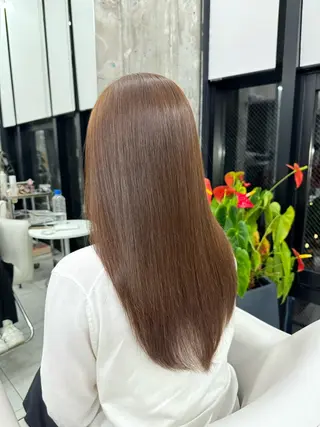 ロング 関川 奈摘のヘアスタイル