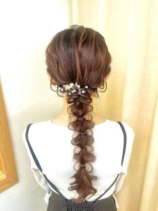 ヘアアレンジ 推し活＊イベントヘア 💕ゆり🐈🐾のヘアスタイル