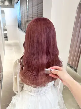 ミディアム カラー ヘアアレンジ 💕ブリーチカラー☁ 髪質改善💖サワのヘアスタイル