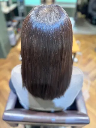 ロング カラー 髪質改善ヘアエステ AInoa RUANA 青山所属・✨️髪質改善 ミヤケのヘアスタイル