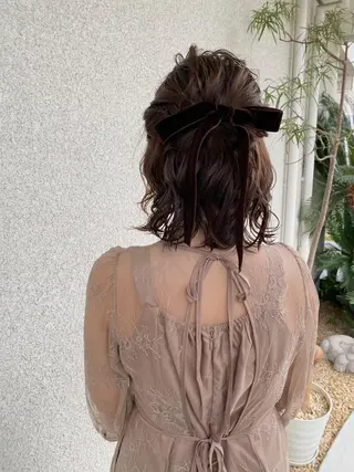 ショート ヘアアレンジ 桑原 菜摘のヘアスタイル