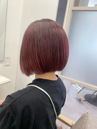 ショート 透明感カラー/ FRAME天王寺✨のヘアスタイル