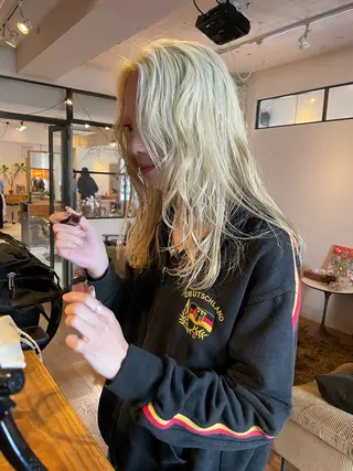 ロング カラー ファッションに 溶け込むstyleのヘアスタイル