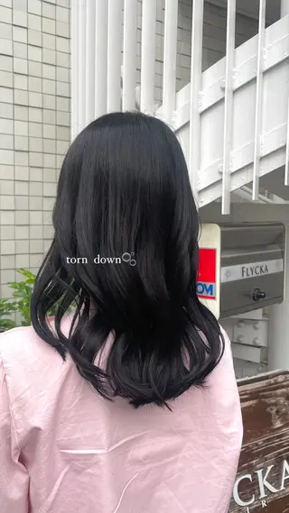 ミディアム ショート✂︎ ゆるパーマKANOのヘアスタイル