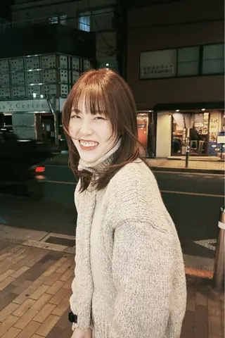 ミディアム カラー ✳︎透明感カラー✳︎ ボブ✳︎nanaのヘアスタイル