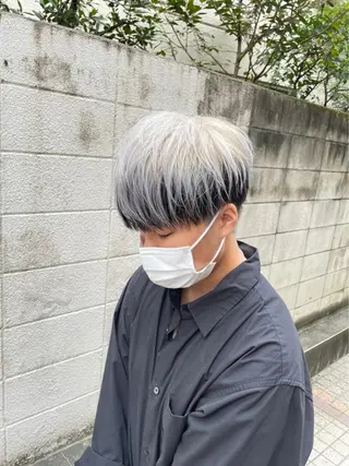 ショート カラー パーマ メンズ 【メンズ特化】 笹目純のヘアスタイル