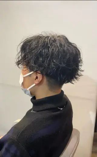 パーマ メンズ 柴田 将のヘアスタイル