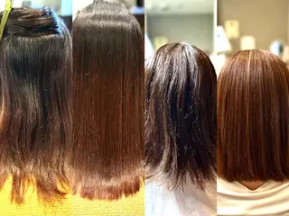セミロング 髪質改善 bissflareのヘアスタイル