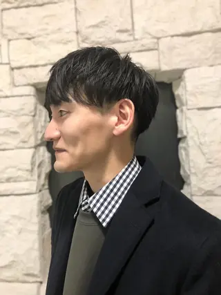 ヘアアレンジ メンズ ainico+所属・メンズ特化✂️栗原 侑也のヘアスタイル