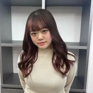 セミロング カラー ✨うる艶/ブリーチ✨ 𝓡𝒖𝓷𝐚💋のヘアスタイル