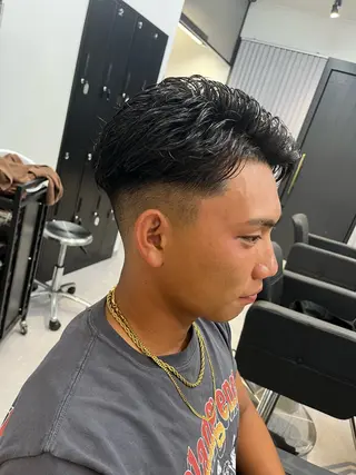 ショート パーマ ヘアアレンジ メンズ men'slapis YUTOのヘアスタイル