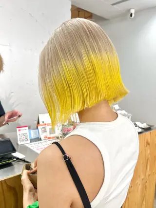 ショート カラー 24時間受付🌈ブリ ーチ特化RYUTOのヘアスタイル