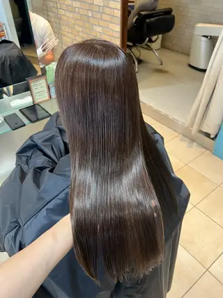 ロング カラー 竹添 有梨沙のヘアスタイル