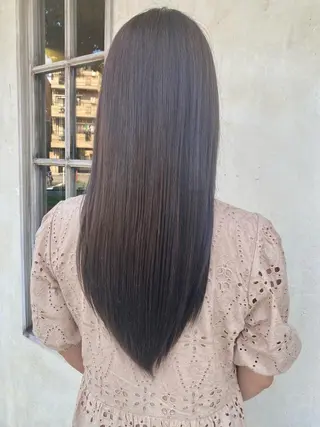 ロング カラー エイミーバイアフロート所属・Kasuga Sayuriのヘアスタイル